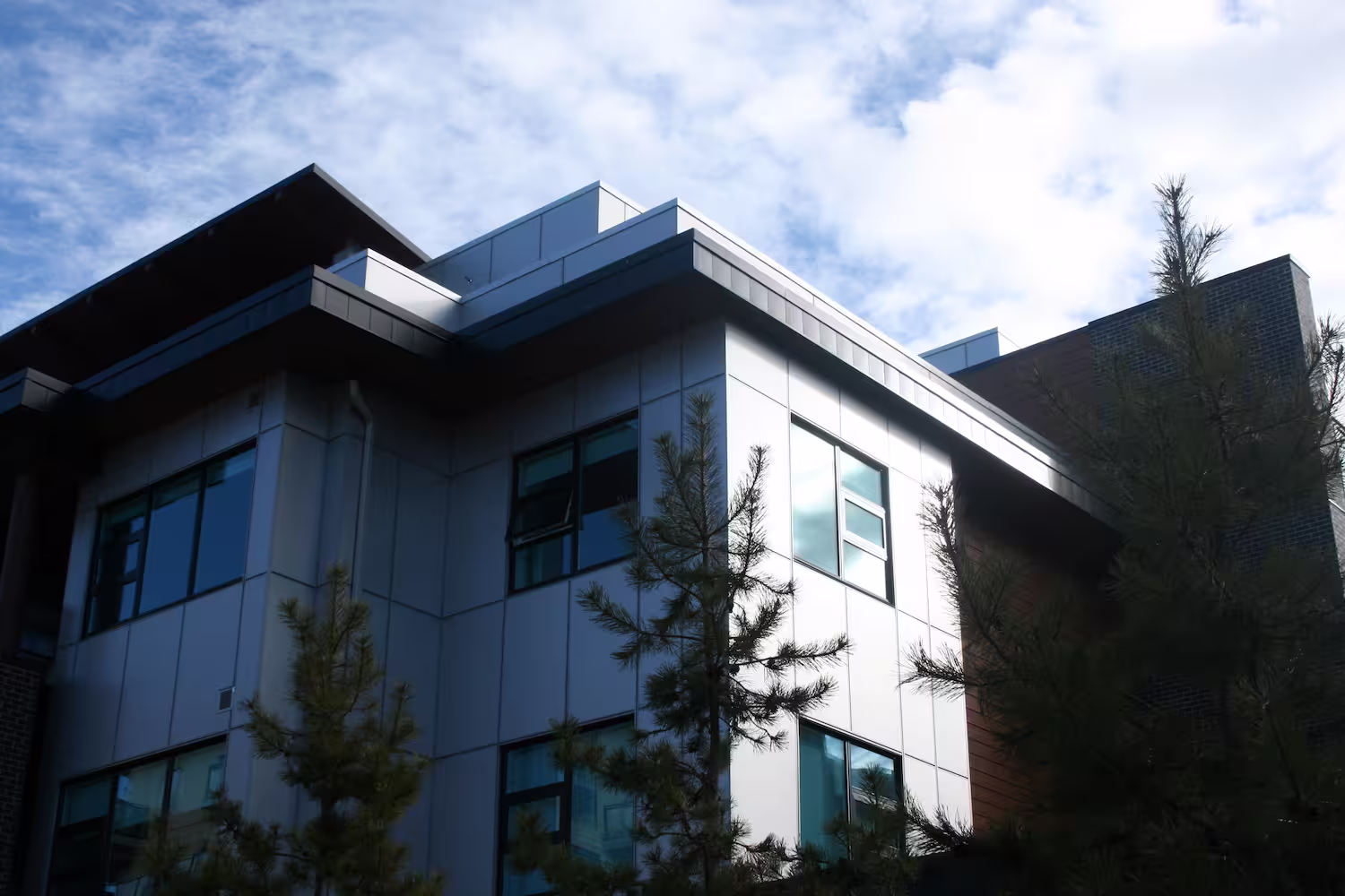 An apartment building located in Festival Place, Sherwood Park